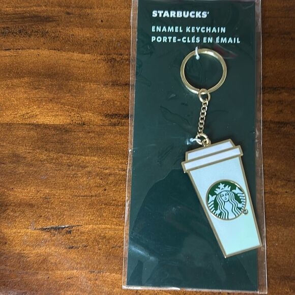 Starbucks® Enamel Keychain New with tags - Picture 4 of 5